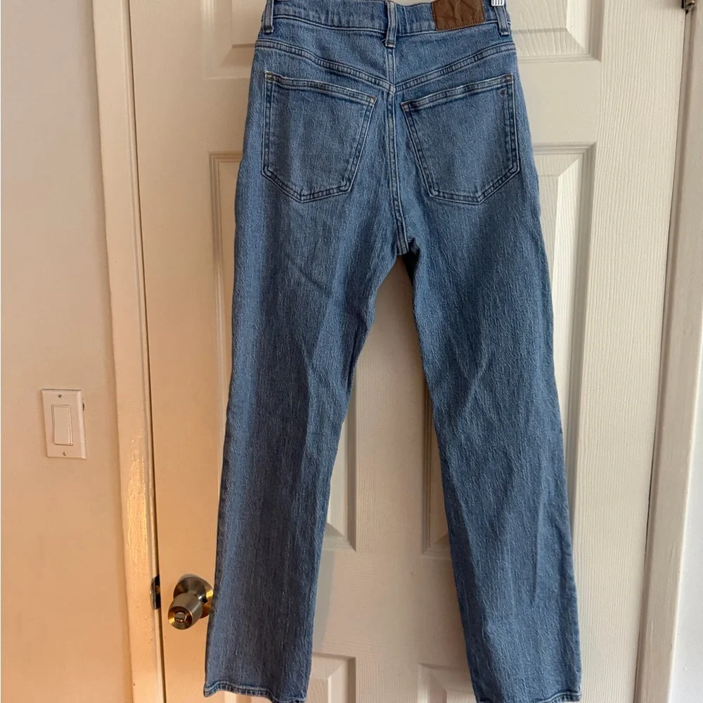 Madewell Women's Light Blue Straight Leg Jeans - Picture 4 of 4